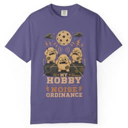 My Hobby Has A Noise Ordinance t-shirt in Black, thumbnail 5