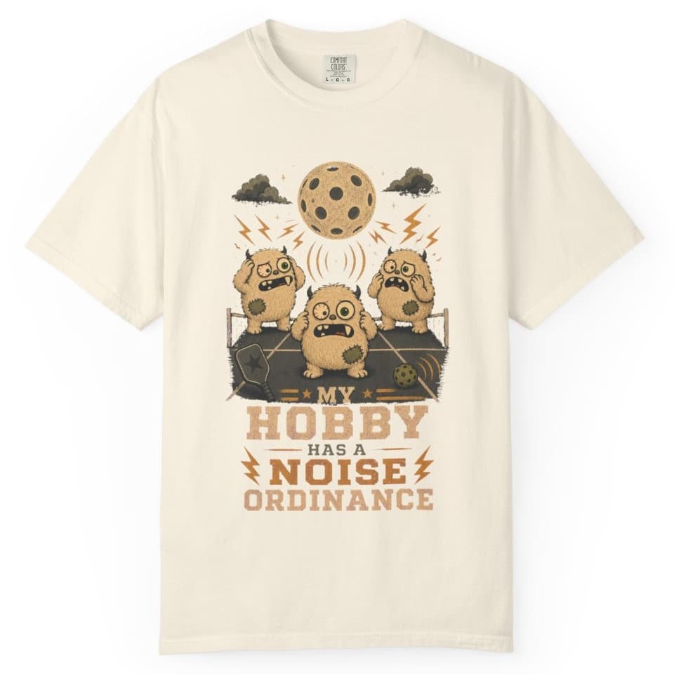 My Hobby Has A Noise Ordinance t-shirt in Black, photo 9