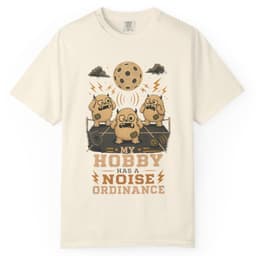 My Hobby Has A Noise Ordinance t-shirt in Black, thumbnail 9