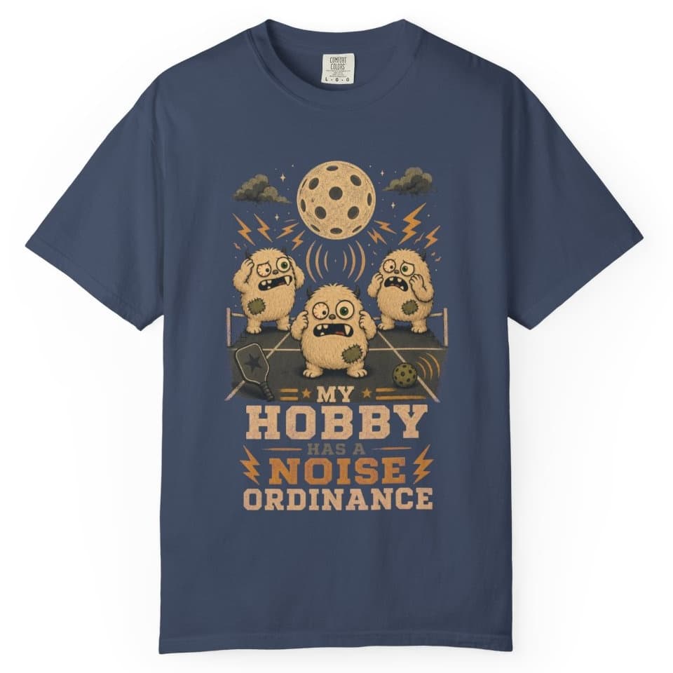 My Hobby Has A Noise Ordinance t-shirt in Black, photo 2