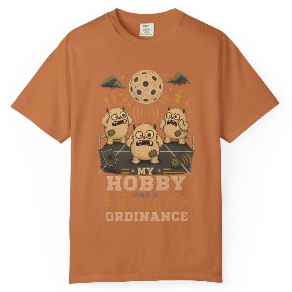 My Hobby Has A Noise Ordinance t-shirt in Black, photo 10