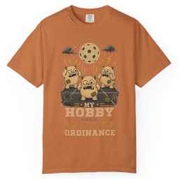 My Hobby Has A Noise Ordinance t-shirt in Black, thumbnail 10