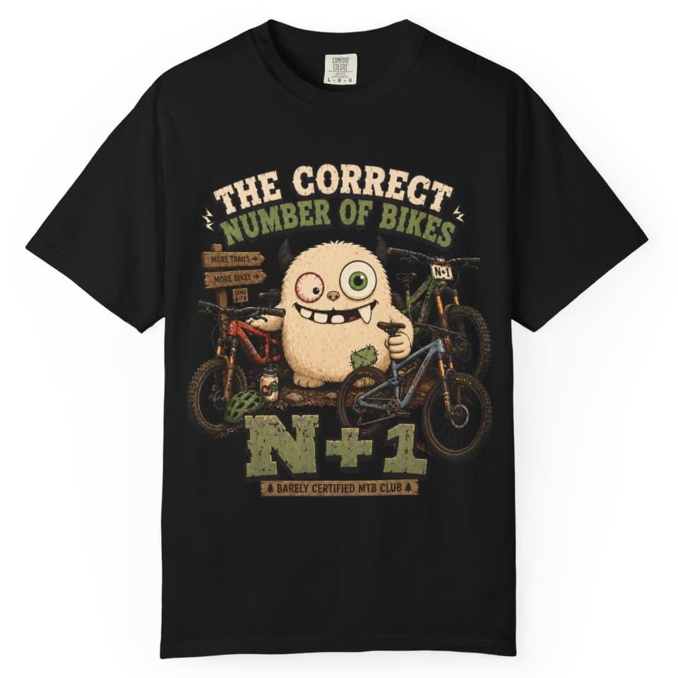 Correct Number of Bikes t-shirt in Espresso, photo 2