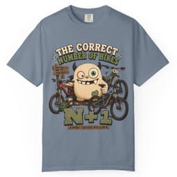 Correct Number of Bikes t-shirt in Espresso, thumbnail 9