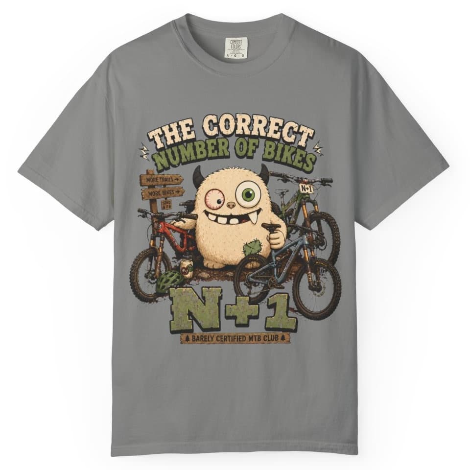 Correct Number of Bikes t-shirt in Espresso, photo 8