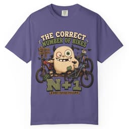 Correct Number of Bikes t-shirt in Espresso, thumbnail 7