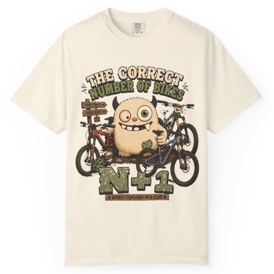 Correct Number of Bikes t-shirt in Espresso, photo 10
