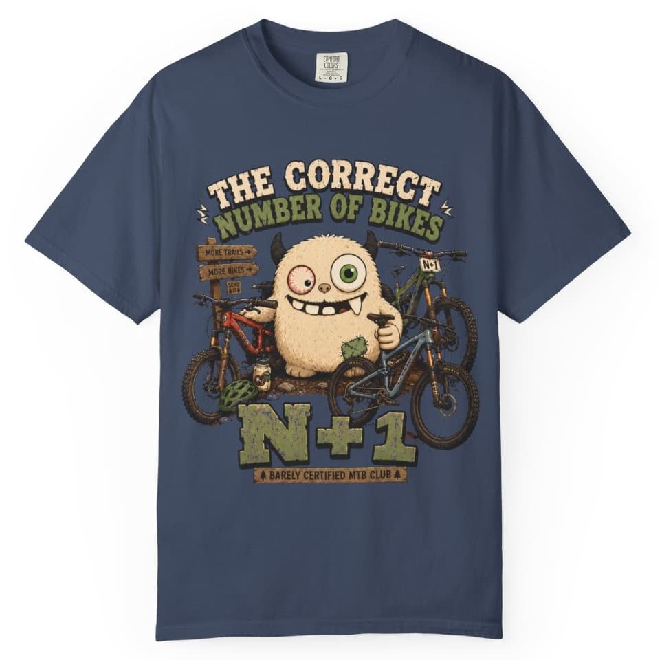 Correct Number of Bikes t-shirt in Espresso, photo 3