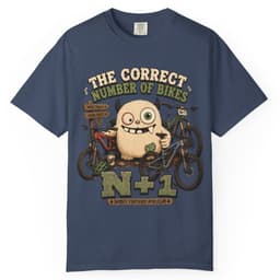 Correct Number of Bikes t-shirt in Espresso, thumbnail 3