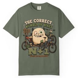 Correct Number of Bikes t-shirt in Espresso, thumbnail 5