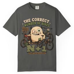 Correct Number of Bikes t-shirt in Espresso, thumbnail 4