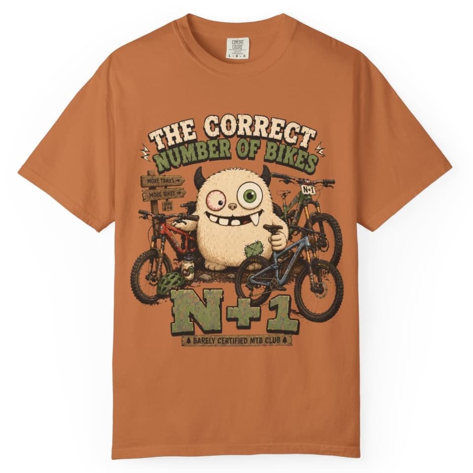 Correct Number of Bikes t-shirt in Espresso, photo 11