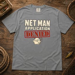 Net Man Application Denied t-shirt in Black, thumbnail 7