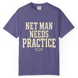 Net Man Needs Practice t-shirt in Moss, thumbnail 7