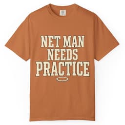 Net Man Needs Practice t-shirt in Moss, thumbnail 12