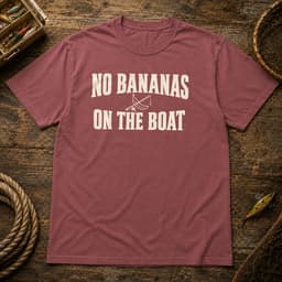 No Bananas on the Boat t-shirt in Espresso, thumbnail 3