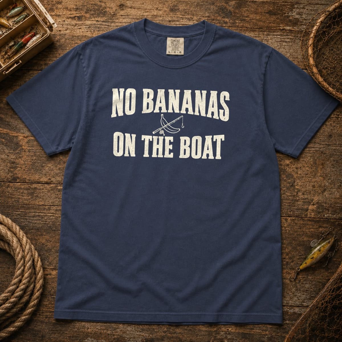 No Bananas on the Boat t-shirt in Espresso, photo 10