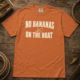 No Bananas on the Boat t-shirt in Espresso, thumbnail 5