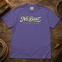 No Boat Required t-shirt in Brick, thumbnail 6