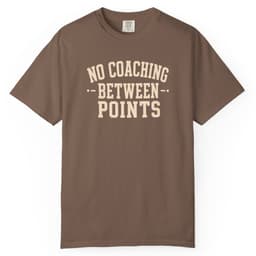 No Coaching Between Points V2 t-shirt in Black, thumbnail 3