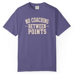 No Coaching Between Points V2 t-shirt in Black, thumbnail 6