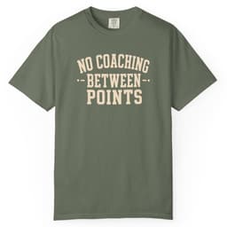 No Coaching Between Points V2 t-shirt in Black, thumbnail 5