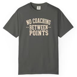 No Coaching Between Points V2 t-shirt in Black, thumbnail 4