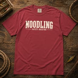 Noodling Safety Briefing t-shirt in Espresso, thumbnail 6