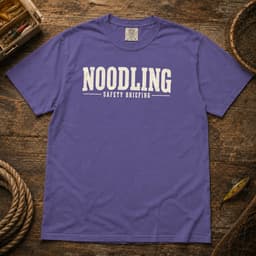 Noodling Safety Briefing t-shirt in Espresso, thumbnail 4