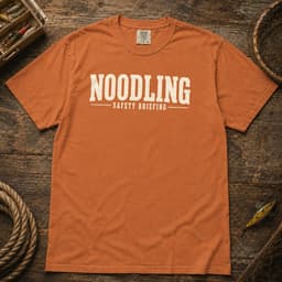 Noodling Safety Briefing t-shirt in Espresso, thumbnail 5