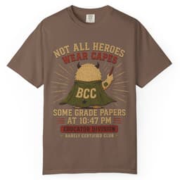 Capeless Grader Hero t-shirt in Espresso, thumbnail 1