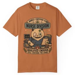 Qualified Enough Nurse t-shirt in Pepper, thumbnail 11