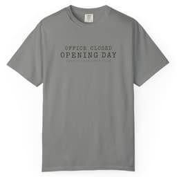 Office Closed Opening Day Hunting Shirt t-shirt in Ivory, thumbnail 2