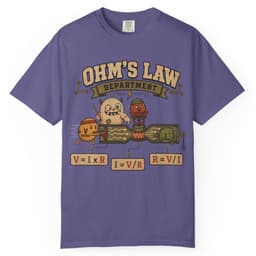 Ohms Law Department t-shirt in Black, thumbnail 6
