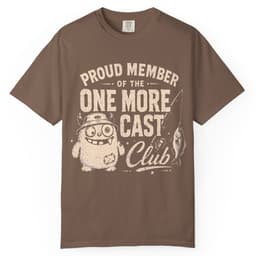 One More Cast Club t-shirt in Grape, thumbnail 4