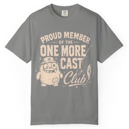 One More Cast Club t-shirt in Grape, thumbnail 7