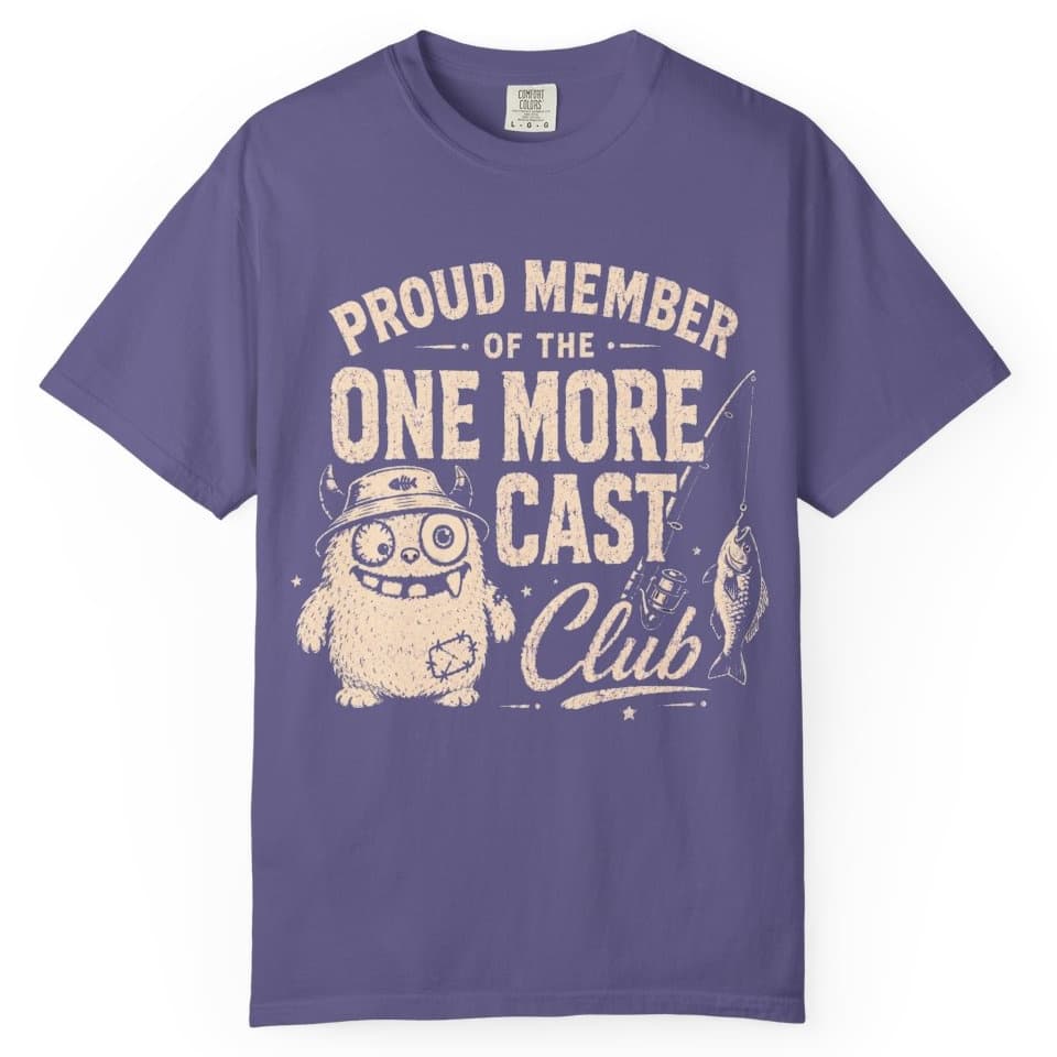 One More Cast Club t-shirt