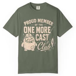 One More Cast Club t-shirt in Grape, thumbnail 6