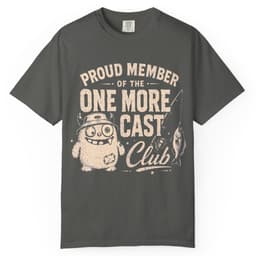 One More Cast Club t-shirt in Grape, thumbnail 5