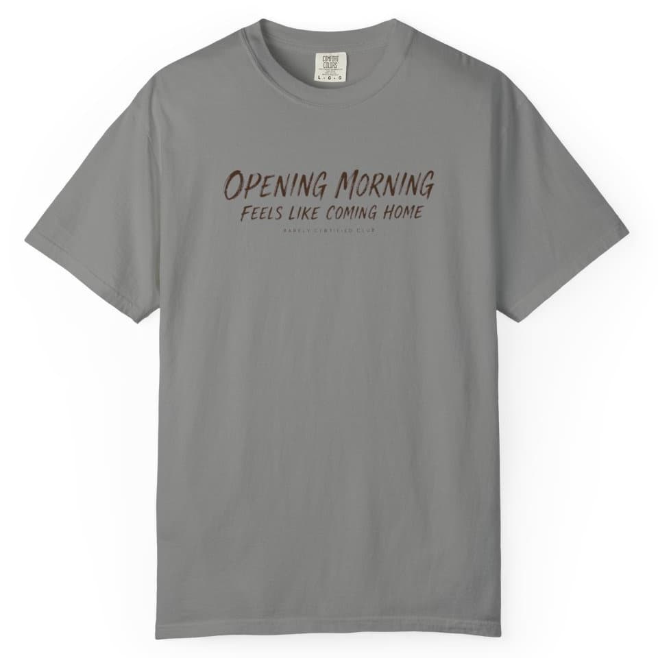Opening Morning Feels Like Coming Home Hunting Shirt t-shirt in Ivory, photo 3