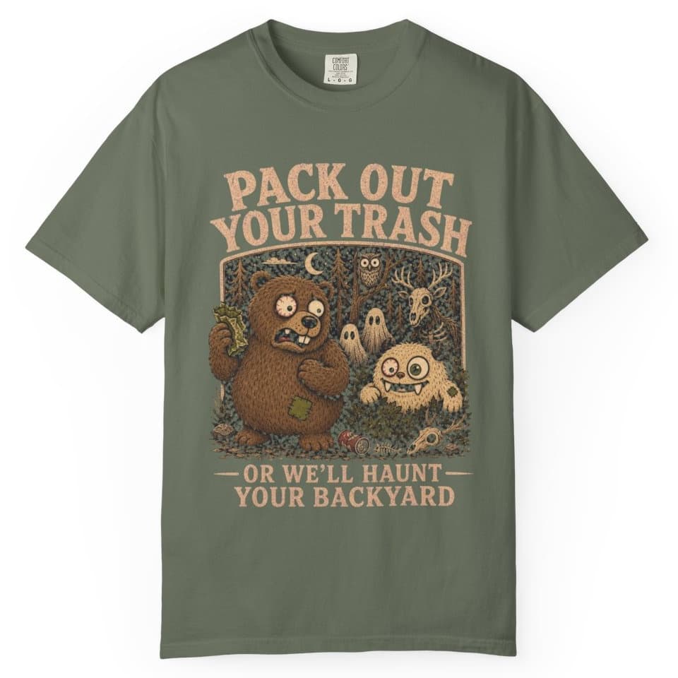 Pack Out or Else t-shirt in Pepper, photo 5