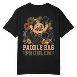 Paddle Bag Problem t-shirt in Black, thumbnail 1