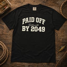 Paid Off by 2049 t-shirt in Espresso, thumbnail 9