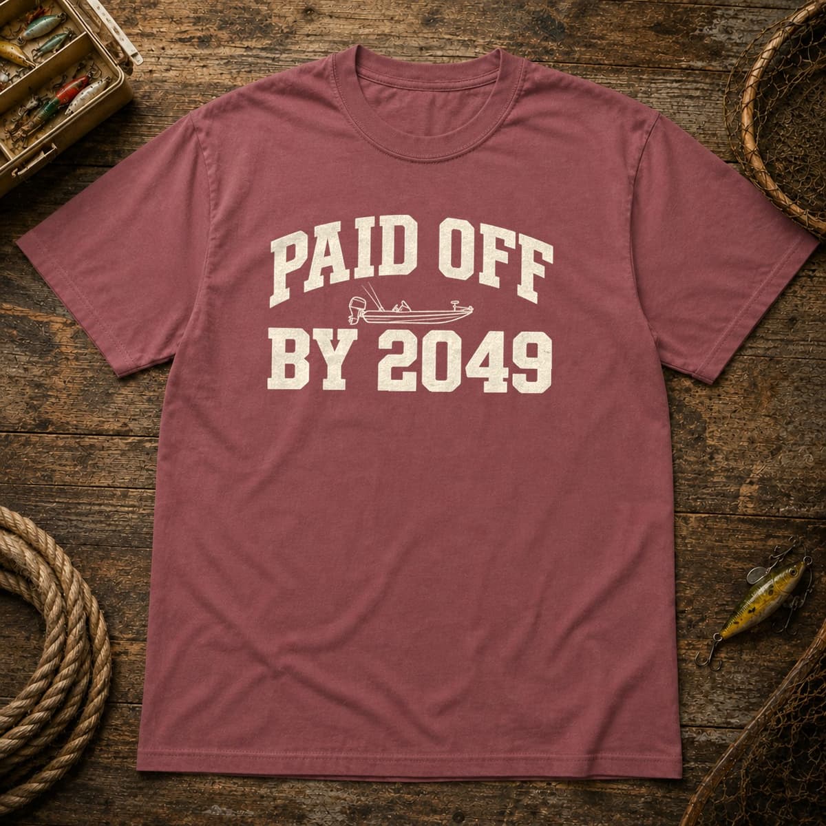 Paid Off by 2049 t-shirt in Espresso, photo 3