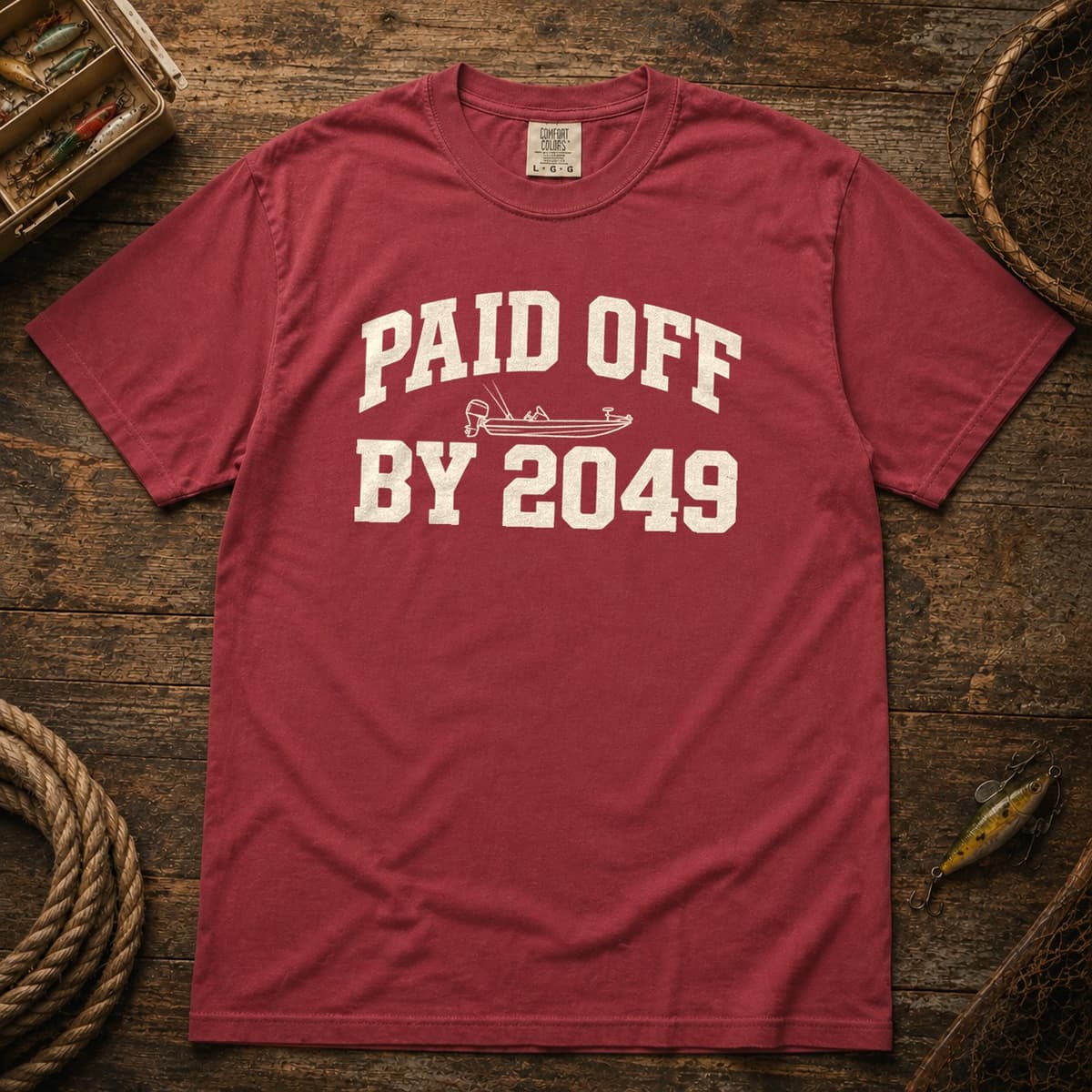 Paid Off by 2049 t-shirt in Espresso, photo 6