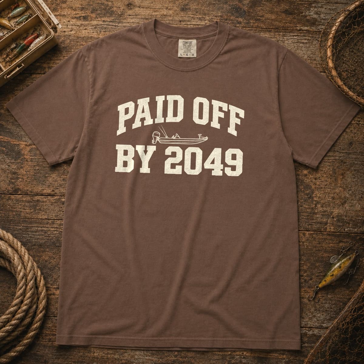 Paid Off by 2049 t-shirt in Espresso, photo 1