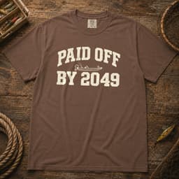 Paid Off by 2049 t-shirt in Espresso, thumbnail 1