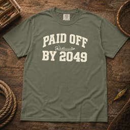 Paid Off by 2049 t-shirt in Espresso, thumbnail 7