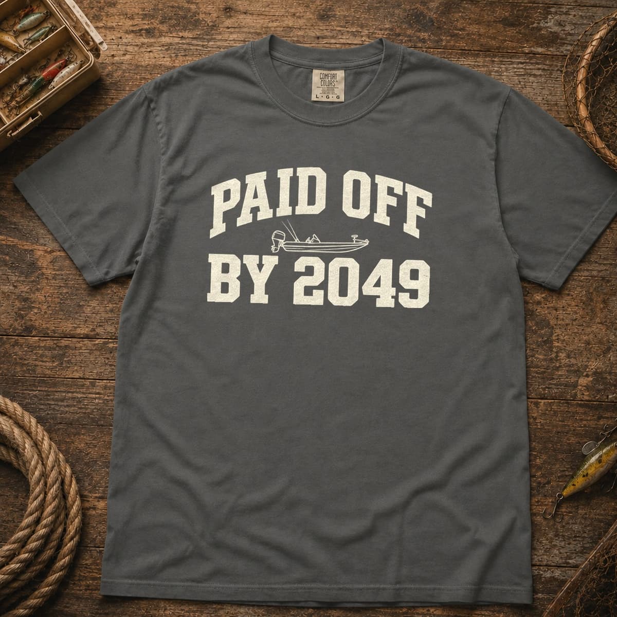 Paid Off by 2049 t-shirt in Espresso, photo 11