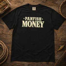 Panfish Money t-shirt in Black, thumbnail 1